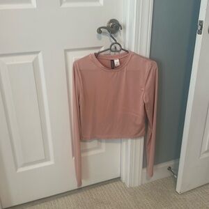Silky Divided H&M pink long sleeve.